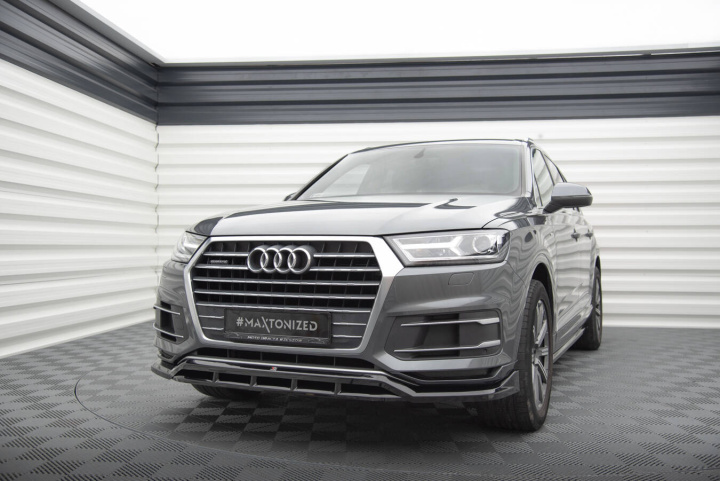 Audi Q7 Mk2 2015-2019 Frontläpp / Frontsplitter Maxton Design i gruppen Välj bilmodell / Audi / Q7 (4M) 2015+ hos DDESIGN Scandinavia AB (AU-Q7-2-FD1G-FD1RG)