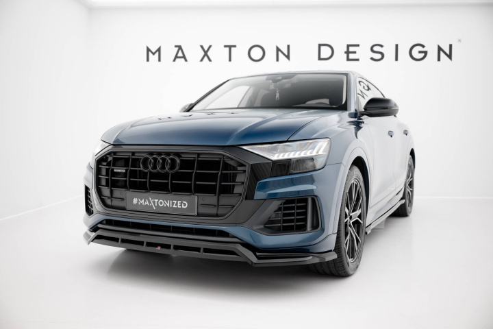 Audi Q8 Mk1 2018-2023 Frontsplitter / Frontläpp Maxton Design i gruppen Välj bilmodell / Audi / Q8 - SQ8 - RS Q8 2018+ hos DDESIGN Scandinavia AB (AU-Q8-1-FD1GFD1RG)