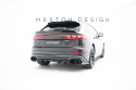 Audi SQ8 / Q8 S-Line Mk1 Facelift 2023+ Bakre Splitter (Med Splitters) V.2 Maxton Design