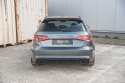 Audi RS3 8V Sportback 2015-2016 Bakre Sidoextensions Maxton Design