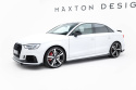 Audi RS3 8V Facelift Sedan 2017-2020 Sidokjolar V.3 Maxton Design