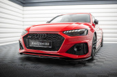 Audi RS4 B9 Facelift 2019+ Frontläpp / Frontsplitter V.1 Maxton Design