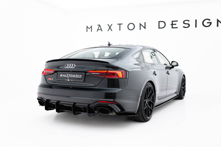 AU-RS5-2-CNC-RS2A Audi RS5 F5 2017+ Diffuser V.2 Coupe / Sportback Maxton Design