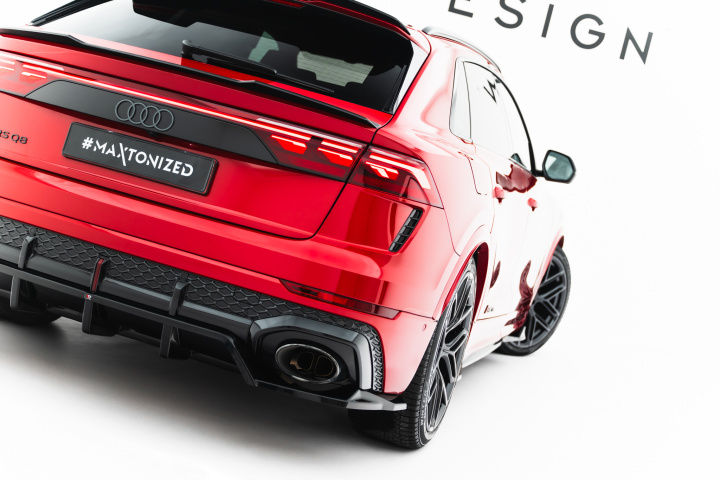 Audi RSQ8 Mk1 Facelift 2023- Bakre Splitter (med Splitters) Maxton Design i gruppen Välj bilmodell / Audi / Q8 - SQ8 - RS Q8 2018+ hos DDESIGN Scandinavia AB (AU-RSQ8-1F-RD1G-RD2G)