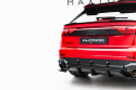 Audi RSQ8 Mk1 Facelift 2023- Bakre Splitter (med Splitters) Maxton Design