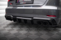 Audi A3 S-Line Sportback 8V Facelift 2016-2020 Diffuser (För dubbla utblås på båda sidorna) Maxton Design