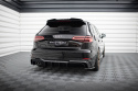 Audi A3 S-Line Sportback 8V Facelift 2016-2020 Diffuser (För dubbla utblås på vänster sida) Maxton Design