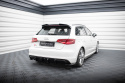 Audi A3 S-Line Sportback 8V 2013-2016 Bakre Diffuser (Med Dubbla Utblås på ena sidan) Maxton Design