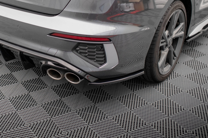 Audi S3 Sedan 8Y 2020+ Bakre Sidoextensions V.2 Maxton Design i gruppen Välj bilmodell / Audi / A3 - S3 - RS3 (8Y) 2020+ / Styling hos DDESIGN Scandinavia AB (AU-S3-8Y-S-RSD2G)