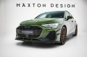 Audi S3 Sportback / A3 S-line Sportback 8Y Facelift 2024+ Frontsplitter / Frontläpp V.2 Maxton Design