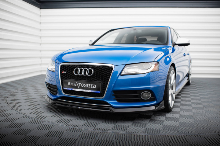 Audi S4 / A4 S-Line B8 2008-2011 Frontsplitter / Frontläpp V.3 Maxton Design i gruppen Välj bilmodell / Audi / A4 - S4 - RS4 (B8) 2007-2014 / Styling hos DDESIGN Scandinavia AB (AU-S4-B8-FD3GFD3RG)