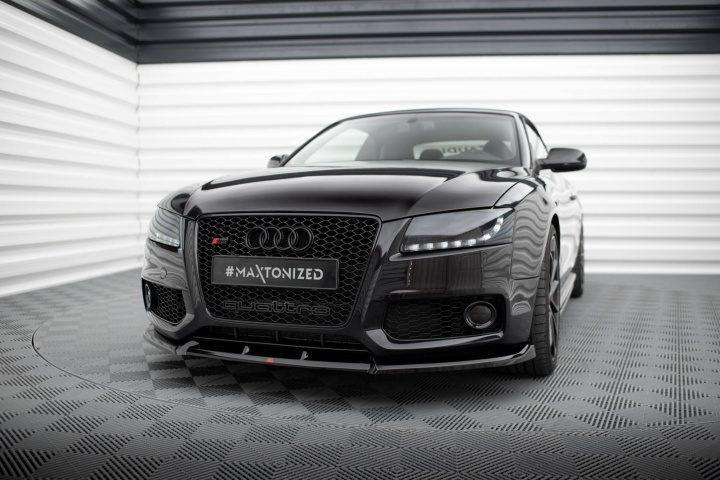 Audi S5 / A5 S-Line 8T 2007-2011 Frontläpp / Frontsplitter V.2 Maxton Design i gruppen Välj bilmodell / Audi / A5 - S5 - RS5 (8T/8F) 2008-2016 / Styling hos DDESIGN Scandinavia AB (AU-S5-1-FD1G)