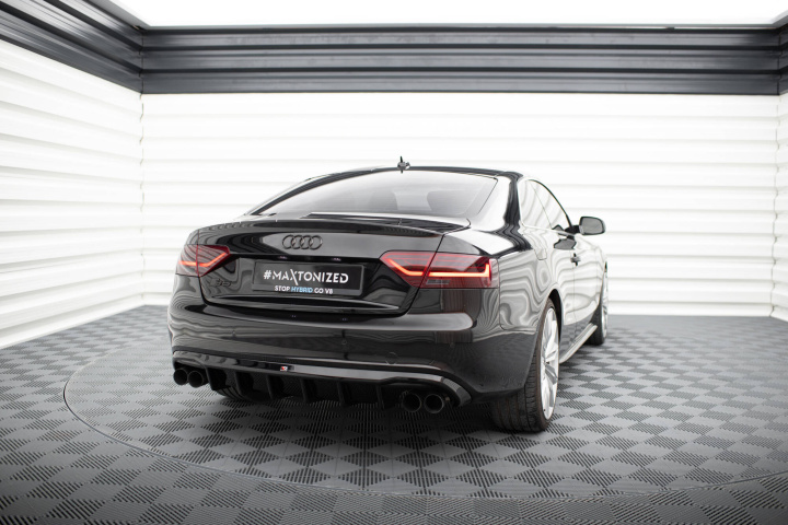 Audi S5 Coupé / Cab 8T 2007-2011 Diffuser V.1 (Dubbla utblås per sida) Maxton Design i gruppen Välj bilmodell / Audi / A5 - S5 - RS5 (8T/8F) 2008-2016 / Styling hos DDESIGN Scandinavia AB (AU-S5-1-RS1GOO_OO)