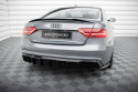 Audi S5 / A5 S-Line Coupé 8T Facelift 2011-2016 Diffuser V.1 (Dubbla utblås på vänster sida) Maxton Design