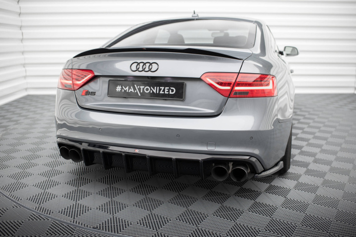 Audi S5 / A5 S-Line Coupé 8T Facelift 2011-2016 Diffuser V.1 Maxton Design i gruppen Välj bilmodell / Audi / A5 - S5 - RS5 (8T/8F) 2008-2016 / Styling hos DDESIGN Scandinavia AB (AU-S5-1F-RS1G)