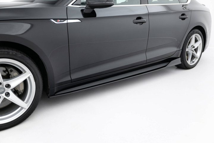 Audi S5 / A5 S-Line Sportback F5 2017-2019 Sidoextensions Maxton Design i gruppen Välj bilmodell / Audi / A5 - S5 - RS5 (F5) 2016+ / Styling hos DDESIGN Scandinavia AB (AU-S5-2-SB-SD1G)