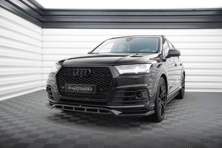 Audi SQ7 / Q7 S-Line Mk2 2016-2019 Frontsplitter V.2 Maxton Design i gruppen Välj bilmodell / Audi / Q7 (4M) 2015+ hos DDESIGN Scandinavia AB (AU-SQ7-2-FD2G-FD2RG)