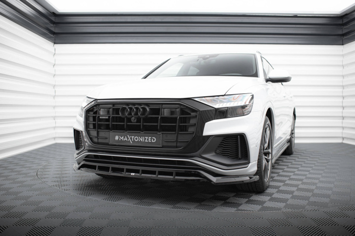 Audi SQ8 / Q8 S-Line Mk1 2018-2023 Frontsplitter V.1 Maxton Design i gruppen Välj bilmodell / Audi / Q8 - SQ8 - RS Q8 2018+ hos DDESIGN Scandinavia AB (AU-SQ8-1-FD1G-FD1RG)
