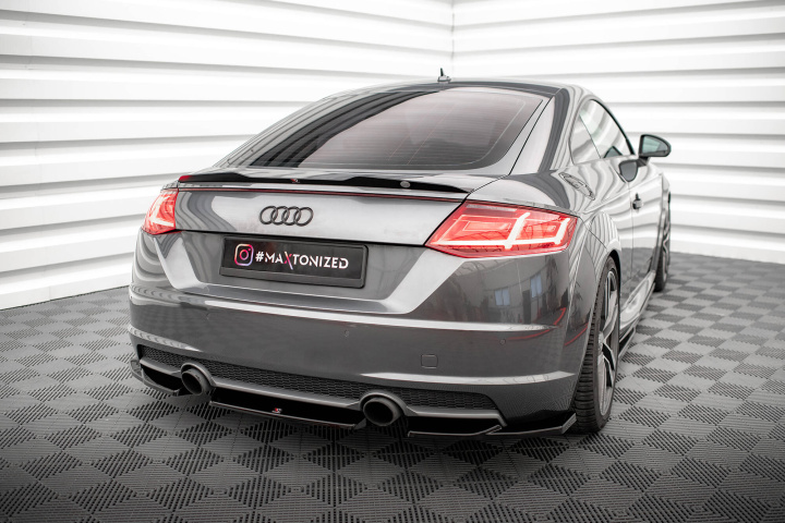 Audi TT S-Line 8S 2014-2018 Diffuser Med Splitters Maxton Design i gruppen Välj bilmodell / Audi / TT (8J) 2006-2014 & TT (8S) 2014+ / Styling / Diffuser hos DDESIGN Scandinavia AB (AU-TT-3-SLINE-RD1G-RD2G)