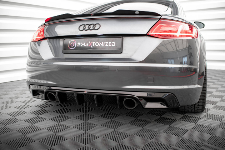Audi TT S-Line 8S 2014-2018 Diffuser Maxton Design i gruppen Välj bilmodell / Audi / TT (8J) 2006-2014 & TT (8S) 2014+ / Styling hos DDESIGN Scandinavia AB (AU-TT-3-SLINE-RS1G)