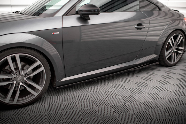 Audi TT S-Line 8S 2014-2018 Sidokjolar / Sidoextensions Maxton Design i gruppen Välj bilmodell / Audi / TT (8J) 2006-2014 & TT (8S) 2014+ / Styling hos DDESIGN Scandinavia AB (AU-TT-3-SLINE-SD1G)