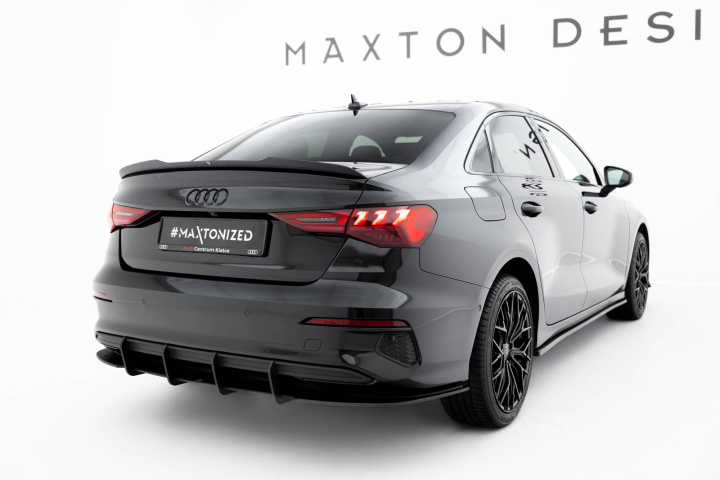 Audi A3 Sedan 8Y 2020-2024 Street Pro Bakre Diffuser Maxton Design i gruppen Välj bilmodell / Audi / A3 - S3 - RS3 (8Y) 2020+ / Styling hos DDESIGN Scandinavia AB (AUA38YSCNC-RS1BRB)
