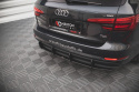 Audi A4 B9 2015- 2019 Street Pro Bakre Diffuser Röd Maxton Design