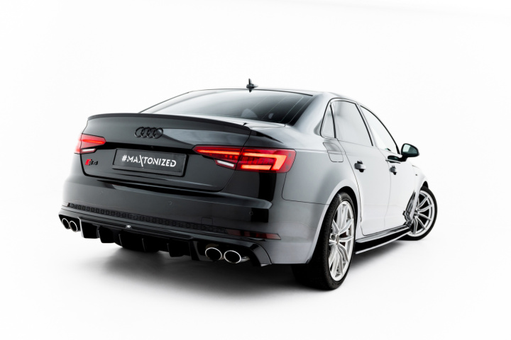 Audi S4 Sedan / Avant B9 2016-2019 Bakre Diffuser (Med Splitters) V.1 Maxton Design i gruppen Välj bilmodell / Audi / A4 - S4 - RS4 (B9) 2015+ / Styling hos DDESIGN Scandinavia AB (AUA4B9AVRS1GRS1RGOOOO)
