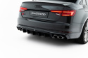 Audi S4 Sedan / Avant B9 2016-2019 Bakre Diffuser (Med Splitters) V.1 Maxton Design