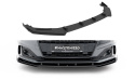 Audi A5 F5 Facelift 2019-2024 Street Pro Frontläpp / Frontsplitter + Flaps Svart/Röd + Blanka Flaps Maxton Design