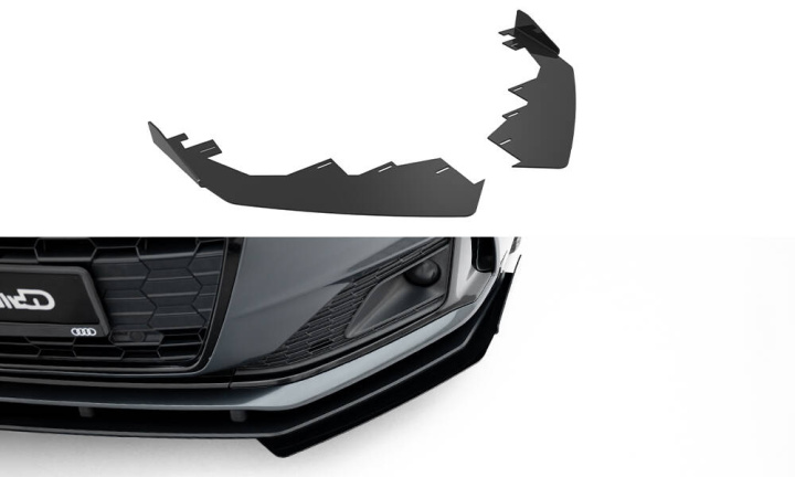 Audi A5 F5 Facelift 2019-2024 Främre Splitters Maxton Design i gruppen Välj bilmodell / Audi / A5 - S5 - RS5 (F5) 2016+ / Styling hos DDESIGN Scandinavia AB (AUA52FSBCNC-FSF1G)