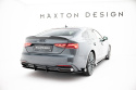 Audi A5 F5 Facelift 2019-2024 Street Pro Bakre Diffuser + Flaps Röd + Blanka Flaps Maxton Design