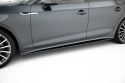 Audi A5 Sportback F5 Facelift 2019-2024 Street Pro Sidoextensions Svart/Röd Maxton Design