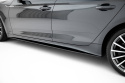 Audi A5 Sportback F5 Facelift 2019-2024 Street Pro Sidoextensions Svart/Röd Maxton Design