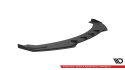 Audi A7 (RS7 Look) C7 2010-2014 Street Pro Frontläpp / Frontsplitter + Flaps Svart/Röd + Blanka Flaps Maxton Design