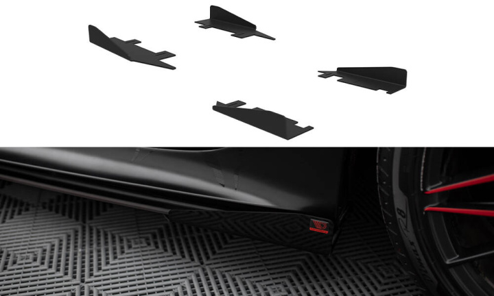 Audi A7 RS7 Look C7 2010-2014 Sidosplitters Maxton Design i gruppen Välj bilmodell / Audi / A7 - S7 - RS7 (4G8) 2010-2018 / Styling hos DDESIGN Scandinavia AB (AUA7C7SLINECNC-SF1G)