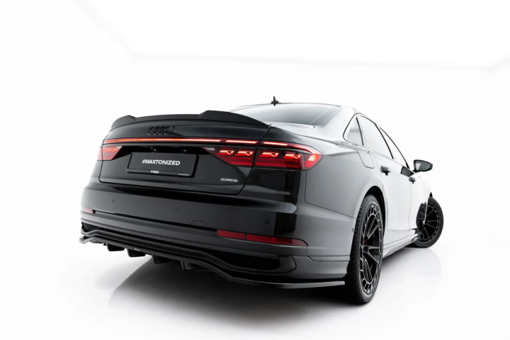Audi A8 S-Line Long D5 Facelift 2021-2026 Bakre Splitter / Diffuser Maxton Design i gruppen Välj bilmodell / Audi / A8 - S8 (D5) 2019+ hos DDESIGN Scandinavia AB (AUA8D5FSLINELRD1GRD2G)