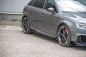 Audi RS3 8V 2015-2016 Sidokjols Splitter Add-ons Sportback Maxton Design