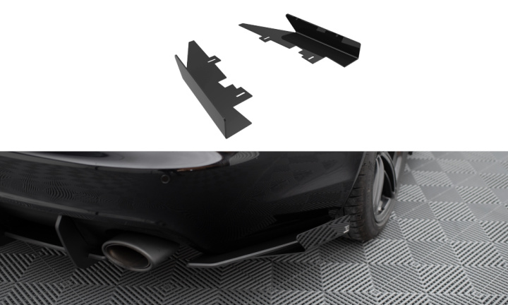 Audi RS6 Avant C6 2007-2010 Add-On Till Racing Bak Sido Splitters Maxton Design i gruppen Välj bilmodell / Audi / A6 - S6 - RS6 (C6) 2004-2011 / Styling hos DDESIGN Scandinavia AB (AURS6C6CNC-RSF1G)