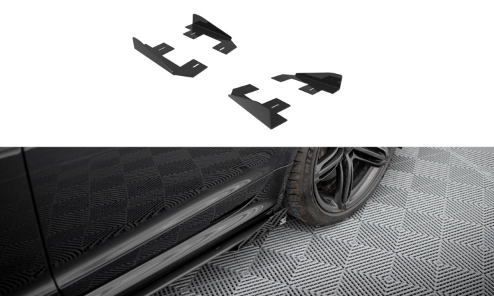 Audi RS6 Avant C6 2007-2010 Add-On Splitters Maxton Design i gruppen Välj bilmodell / Audi / A6 - S6 - RS6 (C6) 2004-2011 / Styling hos DDESIGN Scandinavia AB (AURS6C6CNC-SF1G)