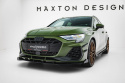 Audi S3 Sportback / A3 S-line Sportback 8Y Facelift 2024+ Street Pro Frontsplitter / Frontläpp V.1 + Splitters Maxton Design