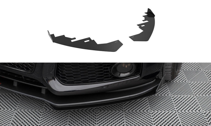 Audi S5 / A5 S-Line 8T 2007-2011 Add-On Splitters Maxton Design i gruppen Välj bilmodell / Audi / A5 - S5 - RS5 (8T/8F) 2008-2016 / Styling hos DDESIGN Scandinavia AB (AUS51CNC-FSF1G)