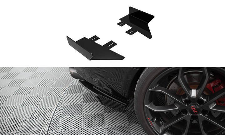 Audi S5 / A5 S-Line Coupe / Cabriolet 8T 2007-2011 Add-On Till Racing Bak Sido Splitters Maxton Design i gruppen Välj bilmodell / Audi / A5 - S5 - RS5 (8T/8F) 2008-2016 / Styling hos DDESIGN Scandinavia AB (AUS51CNC-RSF1G)