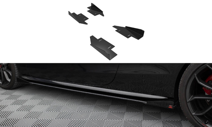 Audi A5 / A5 S-Line / S5 Coupe / Cabrio 8T / 8T Facelift 2007-2016 Add-On Splitters Maxton Design i gruppen Välj bilmodell / Audi / A5 - S5 - RS5 (8T/8F) 2008-2016 / Styling hos DDESIGN Scandinavia AB (AUS51CNC-SF1G)