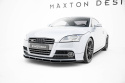 Audi TT S / TT S-Line 8J Facelift 2006-2013 Street Pro Frontläpp / Frontsplitter Svart/Röd Maxton Design