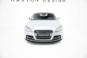 Audi TT S / TT S-Line 8J Facelift 2006-2013 Street Pro Frontläpp / Frontsplitter Svart/Röd Maxton Design