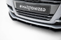 Audi TT S / TT S-Line 8J Facelift 2006-2013 Street Pro Frontläpp / Frontsplitter Svart/Röd Maxton Design