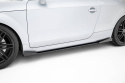 Audi TT S / TT S-Line 8J Facelift 2006-2013 Street Pro Sidoextensions + Flaps Svart/Röd + Blanka Flaps Maxton Design