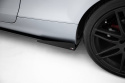 Audi TT S / TT S-Line 8J Facelift 2006-2013 Street Pro Sidoextensions + Flaps Svart/Röd + Blanka Flaps Maxton Design
