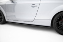 Audi TT S / TT S-Line 8J Facelift 2006-2013 Street Pro Sidoextensions Svart/Röd Maxton Design